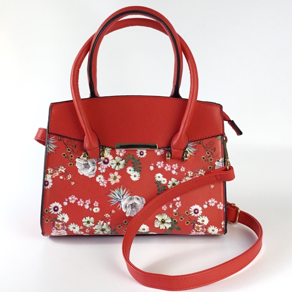 Red Floral Bag *Very Cute*